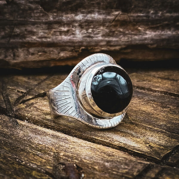 Bague ETOILE NOIRE - Taille 54
